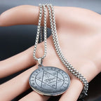 Pentacle Star Pendant Necklace — Stainless Steel