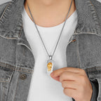 Golden Devil Skull Pendant Necklace — Stainless