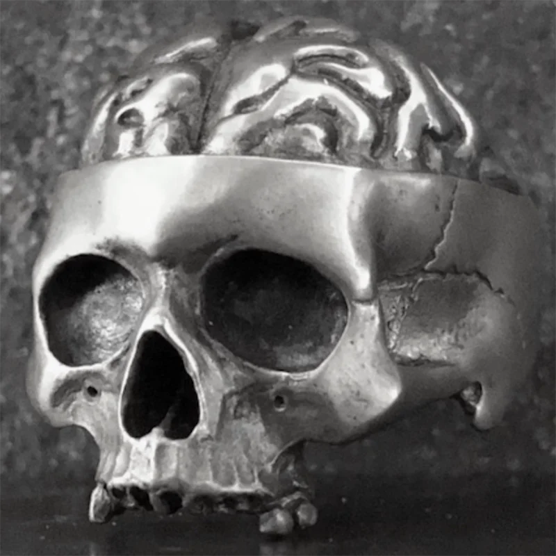 Punk Rock Skull Biker Ring — Stainless Steel