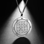 Key of Solomon Pentacle Pendant — Stainless Steel