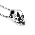 Horror Skull Head Pendant Men's Necklace New Fashion Sliding Metal Pendant Accessories Party Jewelry