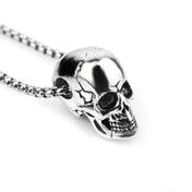 Horror Skull Head Pendant Men's Necklace New Fashion Sliding Metal Pendant Accessories Party Jewelry