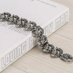 Lion Heads Link Chain Man Bracelet Heavy Stainless Steel Men's Charm Bracelets Bangles Best Friends On Hand Bands Male