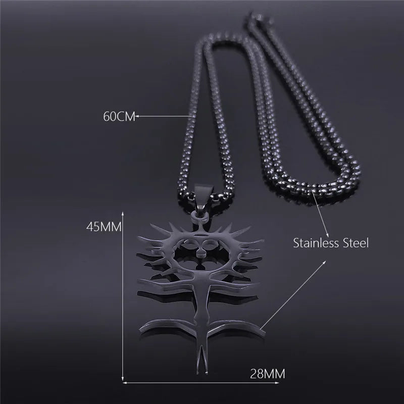 Ghostemane Stainless Steel Pendant Necklace