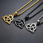 Viking Celtic Triple Knot Pendant — Stainless Steel