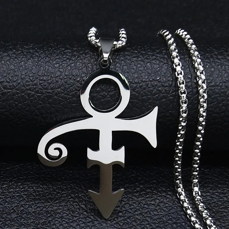 Minimal Love Symbol Necklace — Stainless