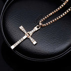 Fashion Male Necklaces & Pendants Fashion Movie Jewelry The Fast and The Furious Toretto Men Classic Cross Pendant