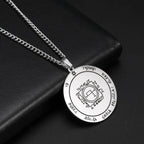 Key of Solomon Pentacle Pendant — Stainless Steel