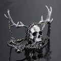 Vintage Skull Stainless Steel Pendant Necklace