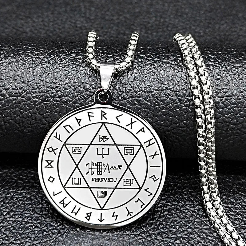 Pentacle Star Pendant Necklace — Stainless Steel