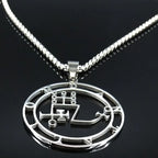 Demon Seal Pendant — Silver Stainless