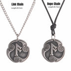 24 Viking Runes Amulet Pendant Set — Stainless Steel
