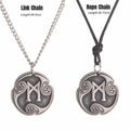 24 Viking Runes Amulet Pendant Set — Stainless Steel