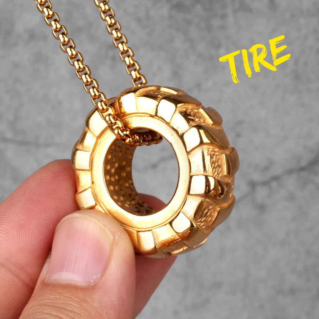 Fitness Gym Bodybuilding Boxing Gloves Stainless Steel Men Necklaces Pendants Chain for Boyfriend Male Jewelry Gift