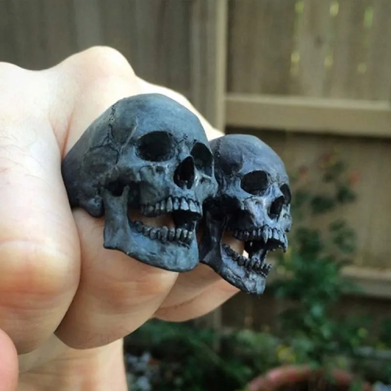 Skull Ring — Stainless Steel Vintage Gothic