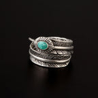 Vintage Feather Open Ring for Men & Women — Adjustable, 24 Styles