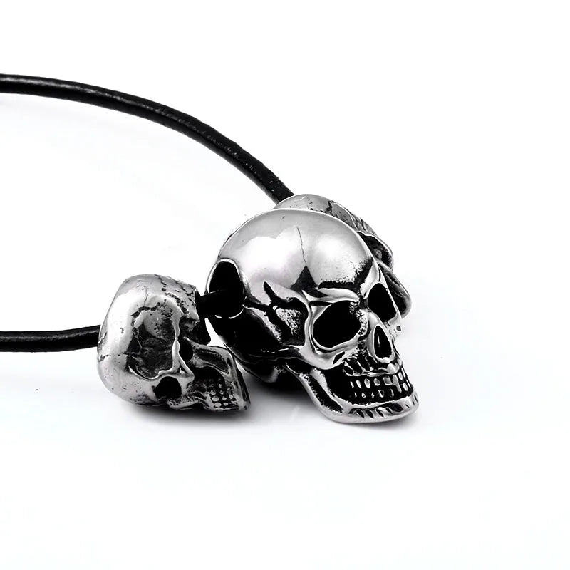 Unique Skull Pendant Necklace — Stainless Steel
