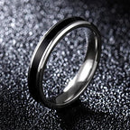 10mm Wide Band Ring — Stainless Steel
