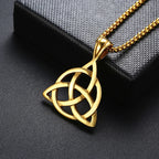 Viking Celtic Triple Knot Pendant — Stainless Steel