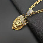 Iced Out Cuban Gold Pendant