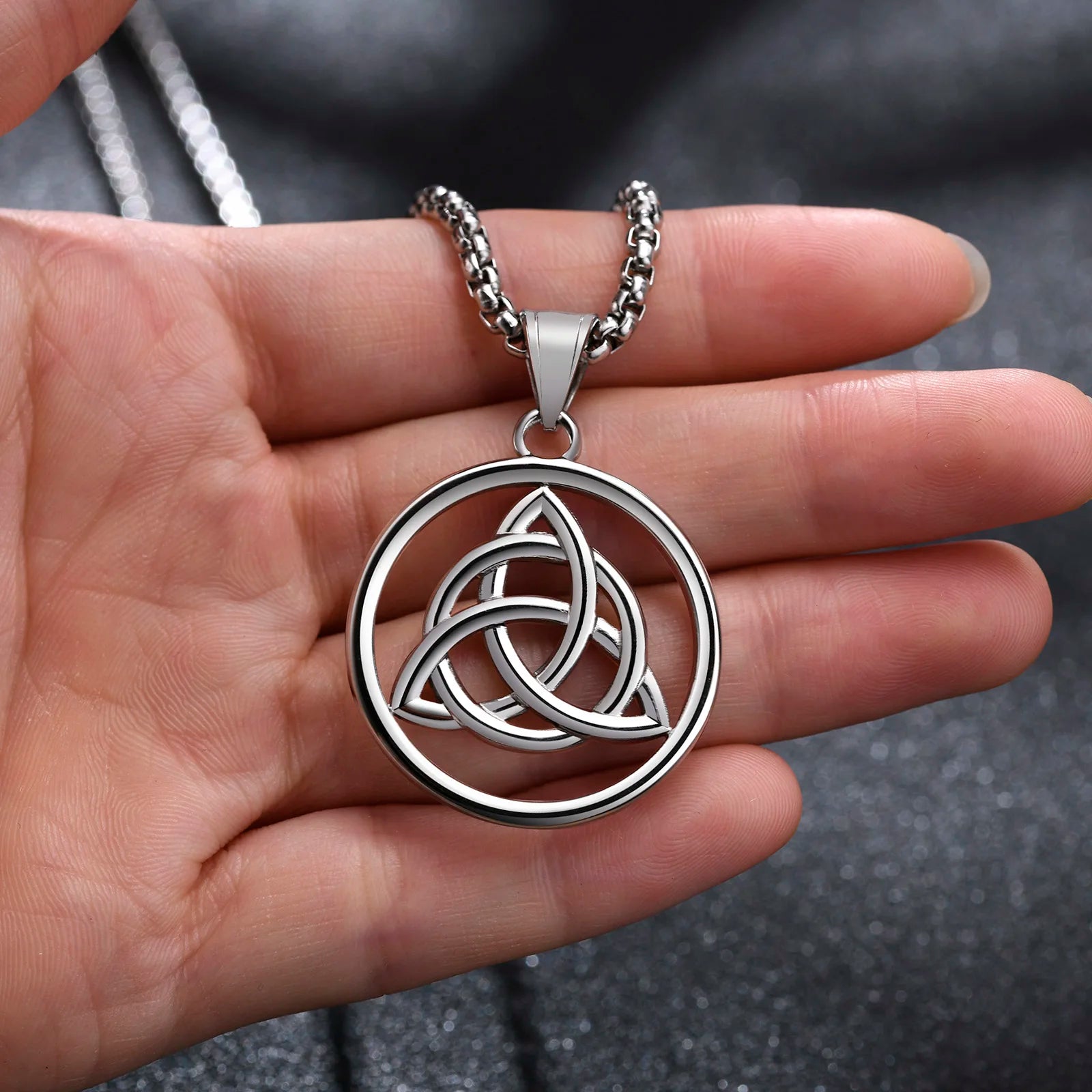 Thor Hammer Pendant — Stainless Steel