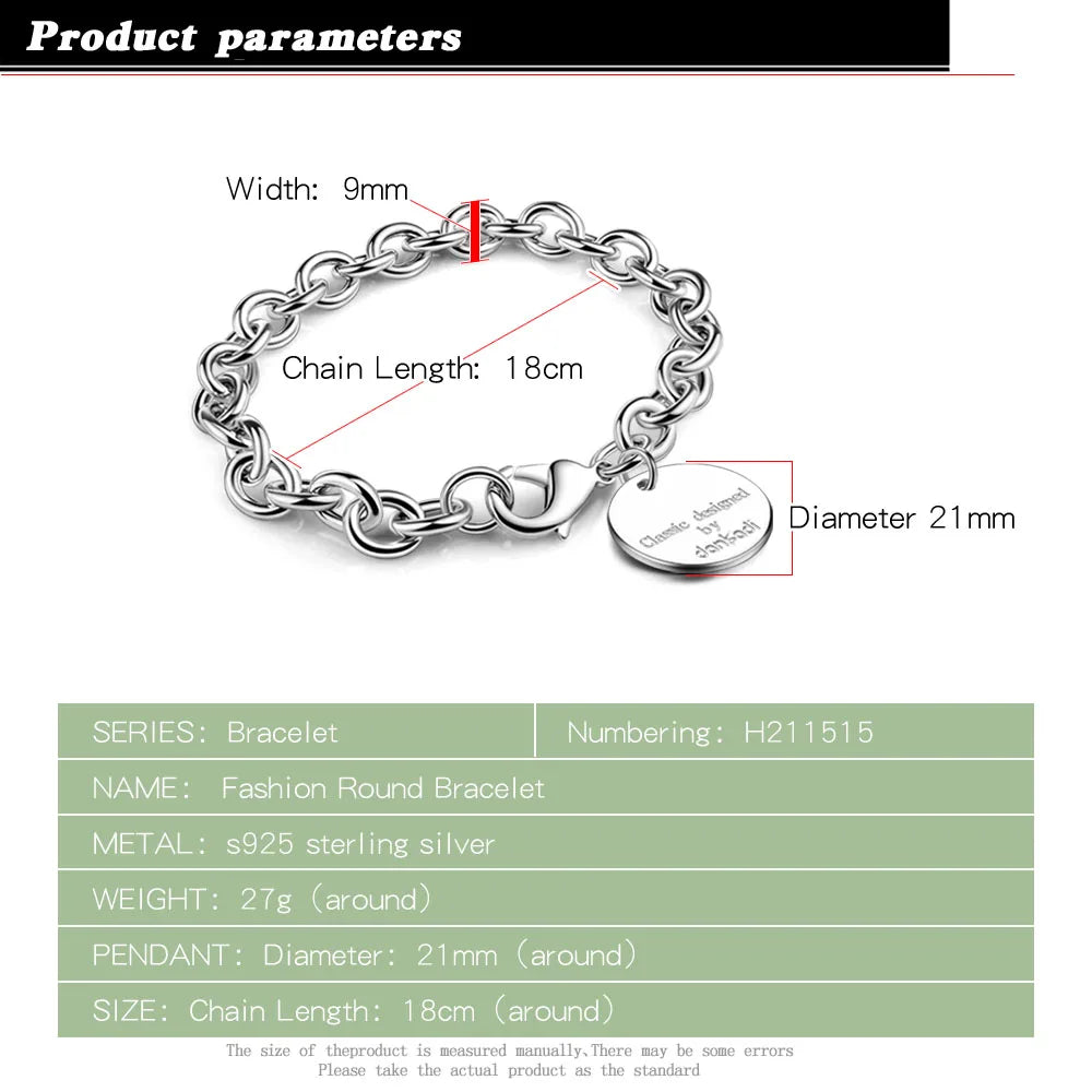 Hot Sales Charm Bracelets for Women Fashion 100% 925 Sterling Silver Love Heart Knot Cuff Bangle Bracelet Jewelry Gift Pulseira