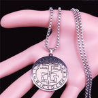 Solomon Tree of Life Pendant — Stainless