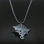 Viking Dragon Stainless Steel Pendant Necklace
