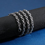 Cuban O-Link Chain Necklace 6mm — Stainless Steel
