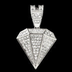 Iced Out Cuban Chain Necklace — Stainless Steel