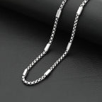 316L Stainless Steel New BOX Chain Necklace for Men Women Viking Jwelry Vintage Aestethic Cable Cuban Chunky Trendy