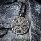 Viking Vegvisir Stainless Steel Pendant Necklace