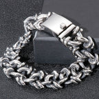 Stainless Steel Bracelet Men 20MM 316L Stainless Steel Men's On Hand Bands Chain Bracelets Male Jewellery Iron Mannen
