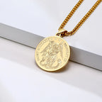St. Michael Badge Medal Pendant — SS