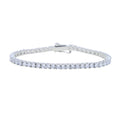 High Quality Iced Out Bling 5A Cubic Zirconia 3MM Tennis Chain Bracelet Hip Hop Mens Women Engagement Luxury Jewlery