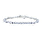 High Quality Iced Out Bling 5A Cubic Zirconia 3MM Tennis Chain Bracelet Hip Hop Mens Women Engagement Luxury Jewlery
