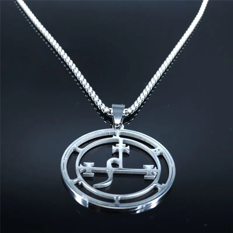 Lilith Demon Seal Necklace — Silver