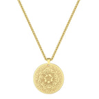 CHENGXUN The Seal of The Seven Archangels Amulet Pendant Necklaces Men Women Pentagram The Sigil of Ameth Talisman Necklace Gift