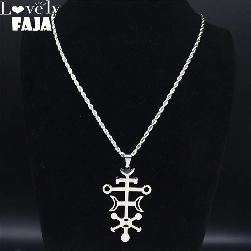 Sigil of Lilith Demon Pendant — Stainless