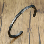 Vnox Retro Nordic Viking Cuff Bangle Bracelets for Men, Stainless Steel Mobius Norse Mythology Runes Amulet Jewelry Dad
