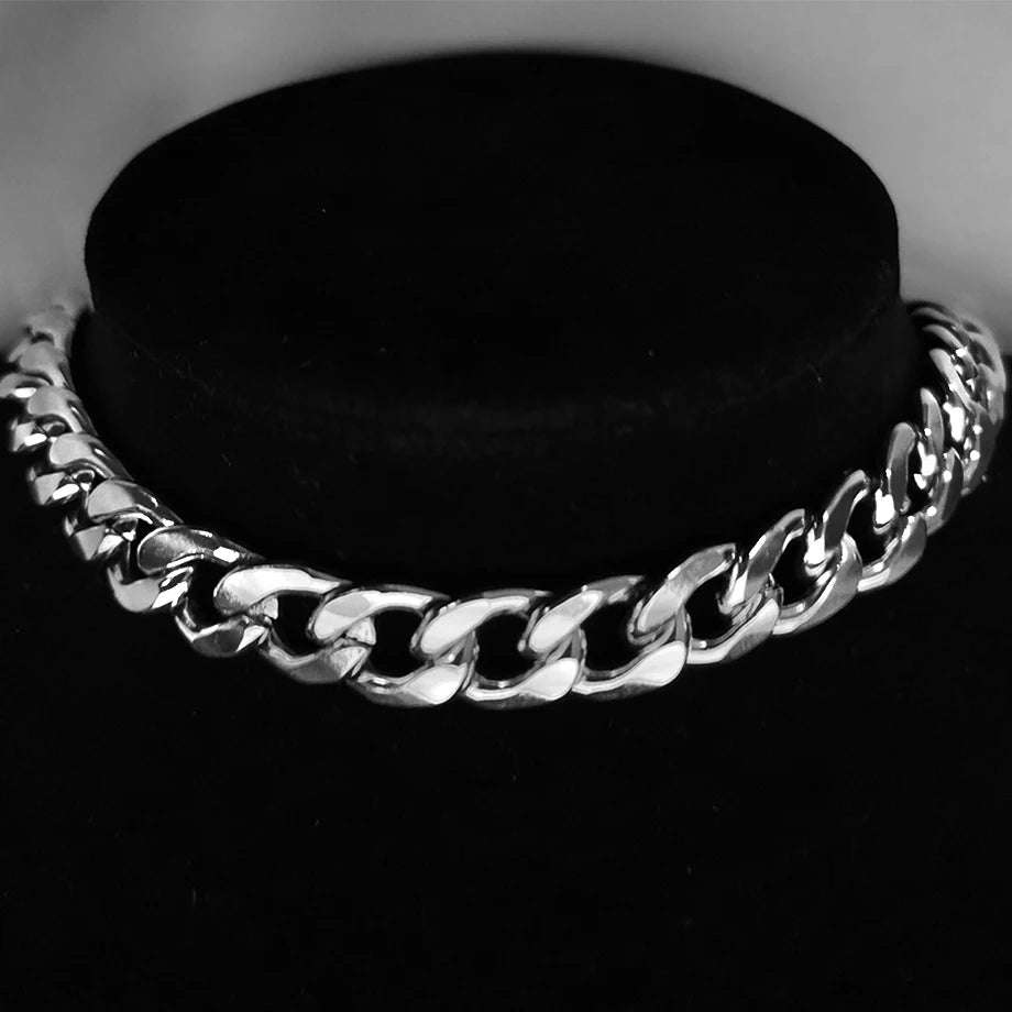 Statement Stainless Steel Pendant Necklace
