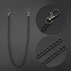 Belt Wallet Pocket Chain Keychain — Stainless Steel