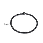 Cuban Curb Chain Bracelet — Stainless Steel