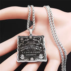 Skull Silver Pendant Divination Digital Hand Sun