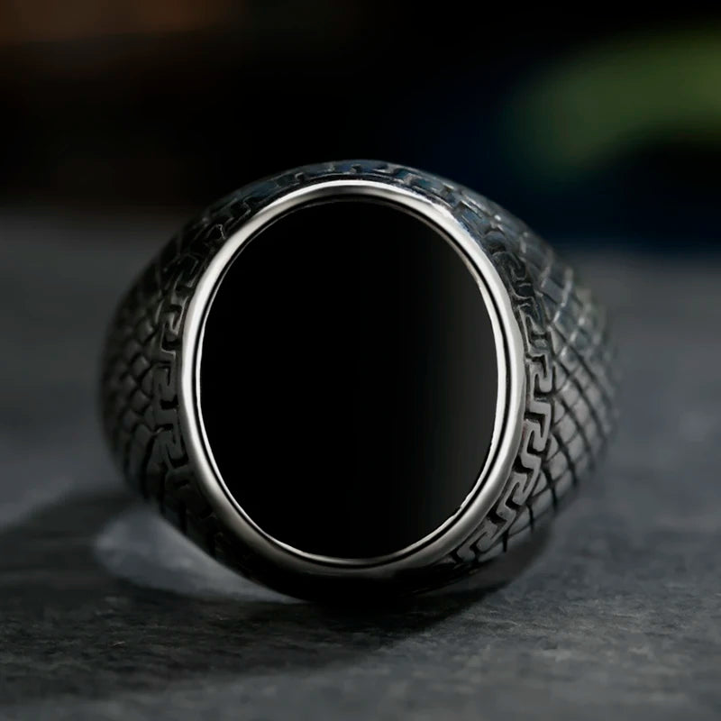 Smooth Round Wedding Ring for Men — 316L Stainless Steel