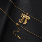 Likgreat Chai Amulet Women Men Pendant Necklaces Stainless Steel Gold Plated Jewelry Kabbalah Jewish Judaica of Charity Fortune