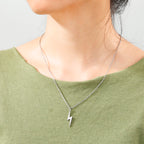My Shape Lightning Necklaces For Women Tooth Mountain Heart Stainless Steel Necklace Choker Fashion Jewelry Gifts For friend