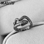 Rattlesnake Ring Vintage Silver Plated Snake Ring Motorcycle Party Punk Domineering Ring Women Men Ring Cool Hip Hop