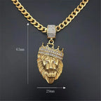 Iced Out Cuban Gold Pendant