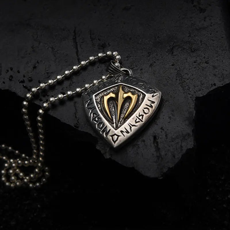 Poseidon Trident Pendant Necklace